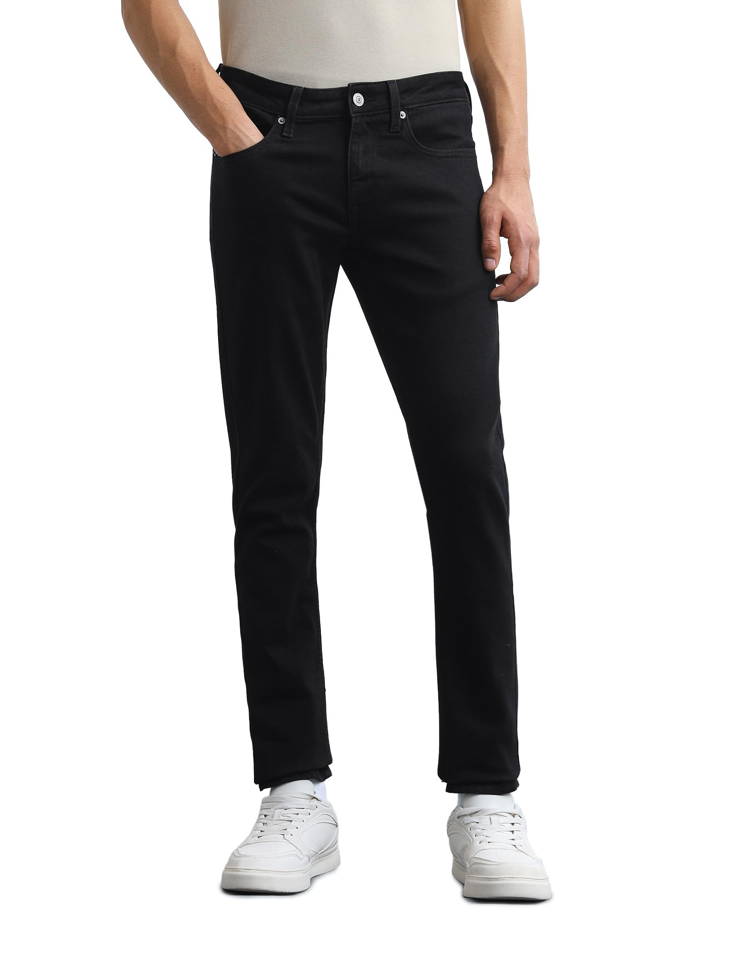 flying machine Men's Skinny Fit Jeans| Solid | Mid Rise | Stretchable | Jeans for Man-picture-18
