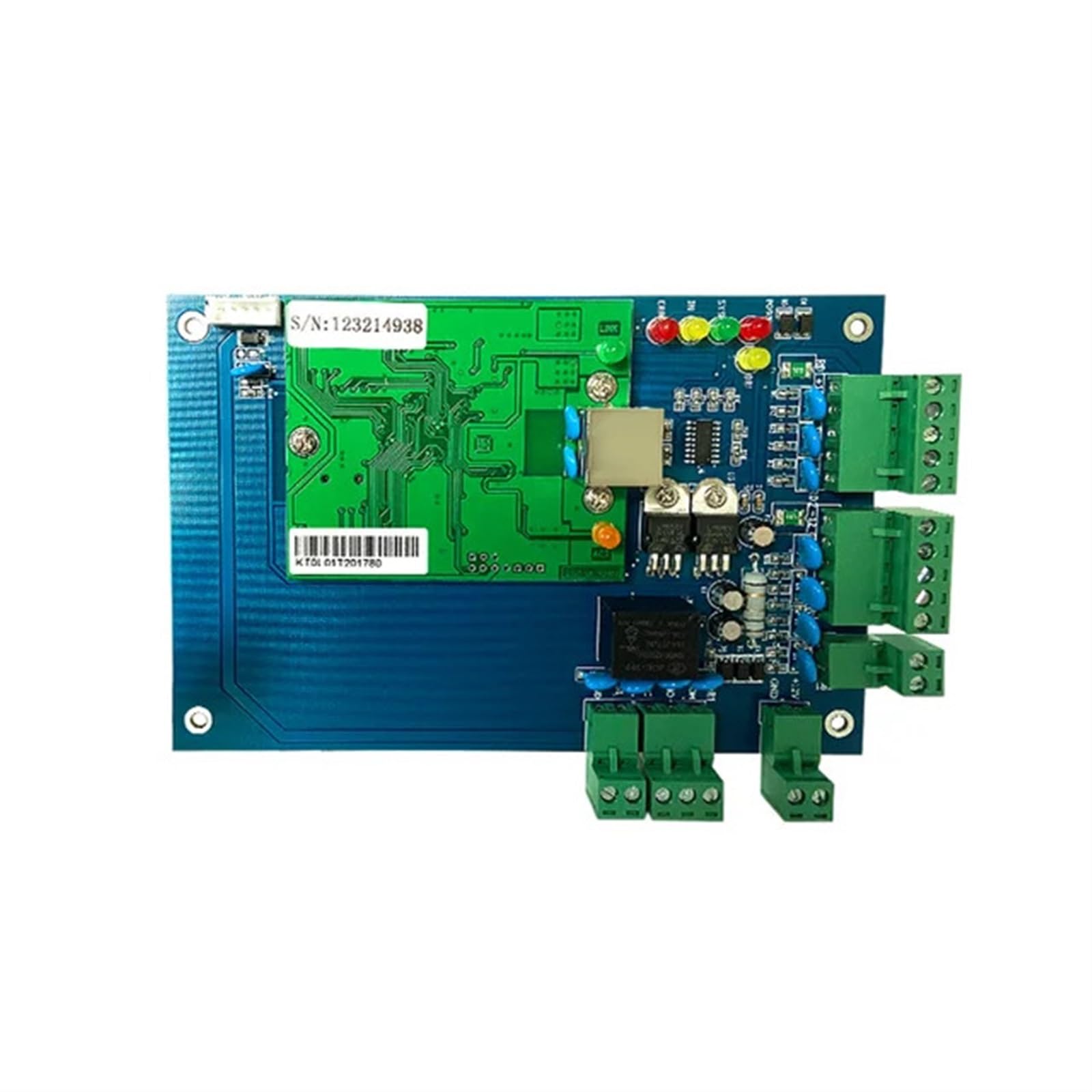 Controllore di Accesso, Software di controllo accesso alla rete Smart Wiegand Comunicazione di rete Pannello del di controllo accessi a porta singola IP(Single Door)