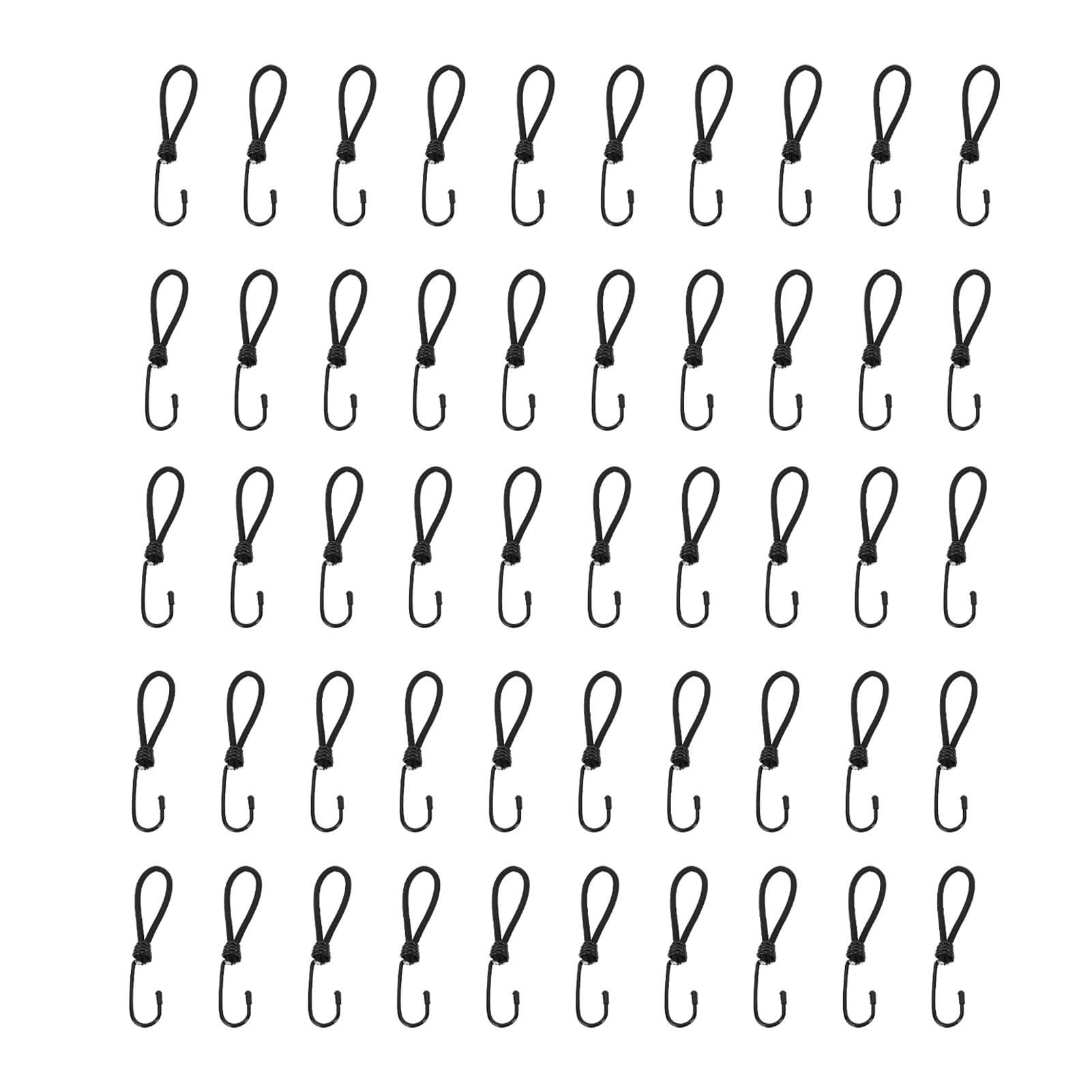 Cinghie elastiche resistenti per campeggio all'aperto, 50 pezzi