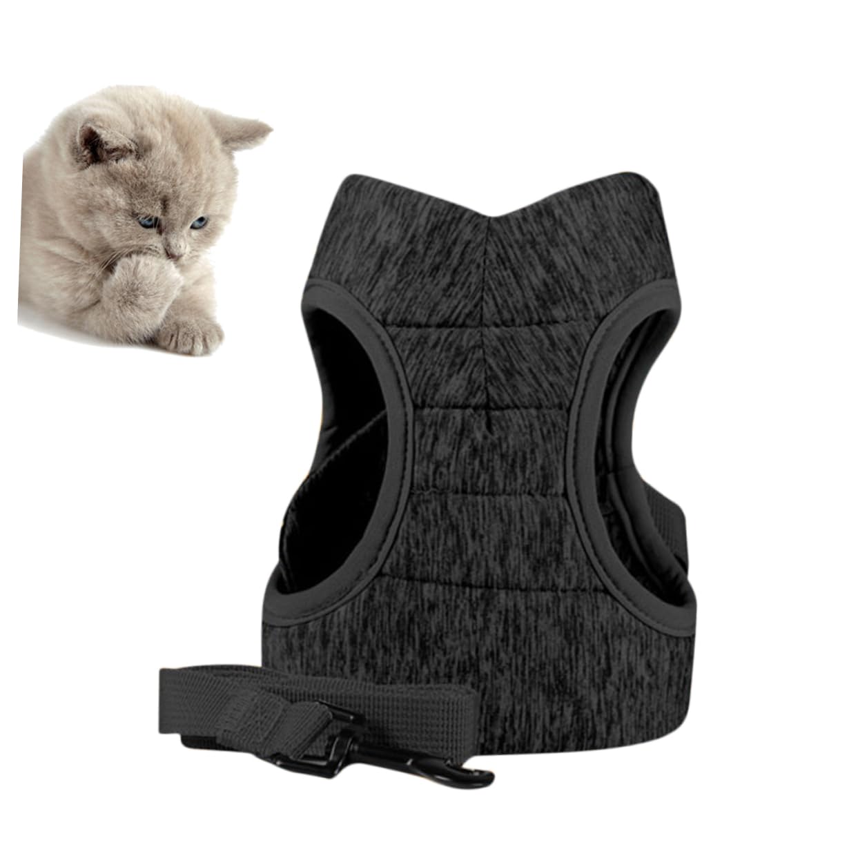 FRCOLOR 3piezas Arnés para Gatos y Cómodo Arnés De Pecho Transpirable para Pasear Diseño
