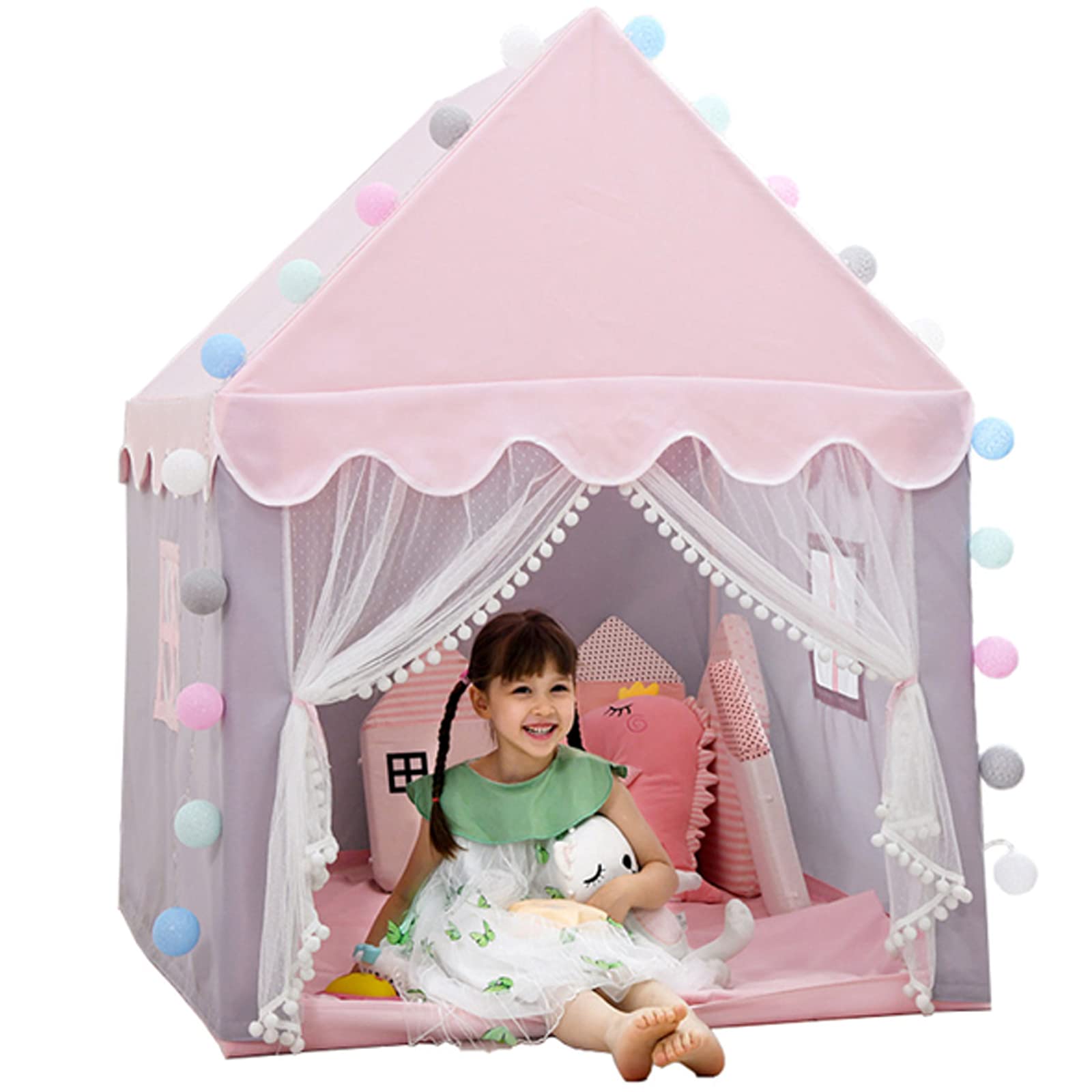 Amazon.co.jp: キッズプレイテントプリンセスキャッスルテントボール