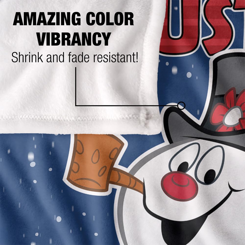 Frosty Snowman Silk Touch Throw Blanket, O