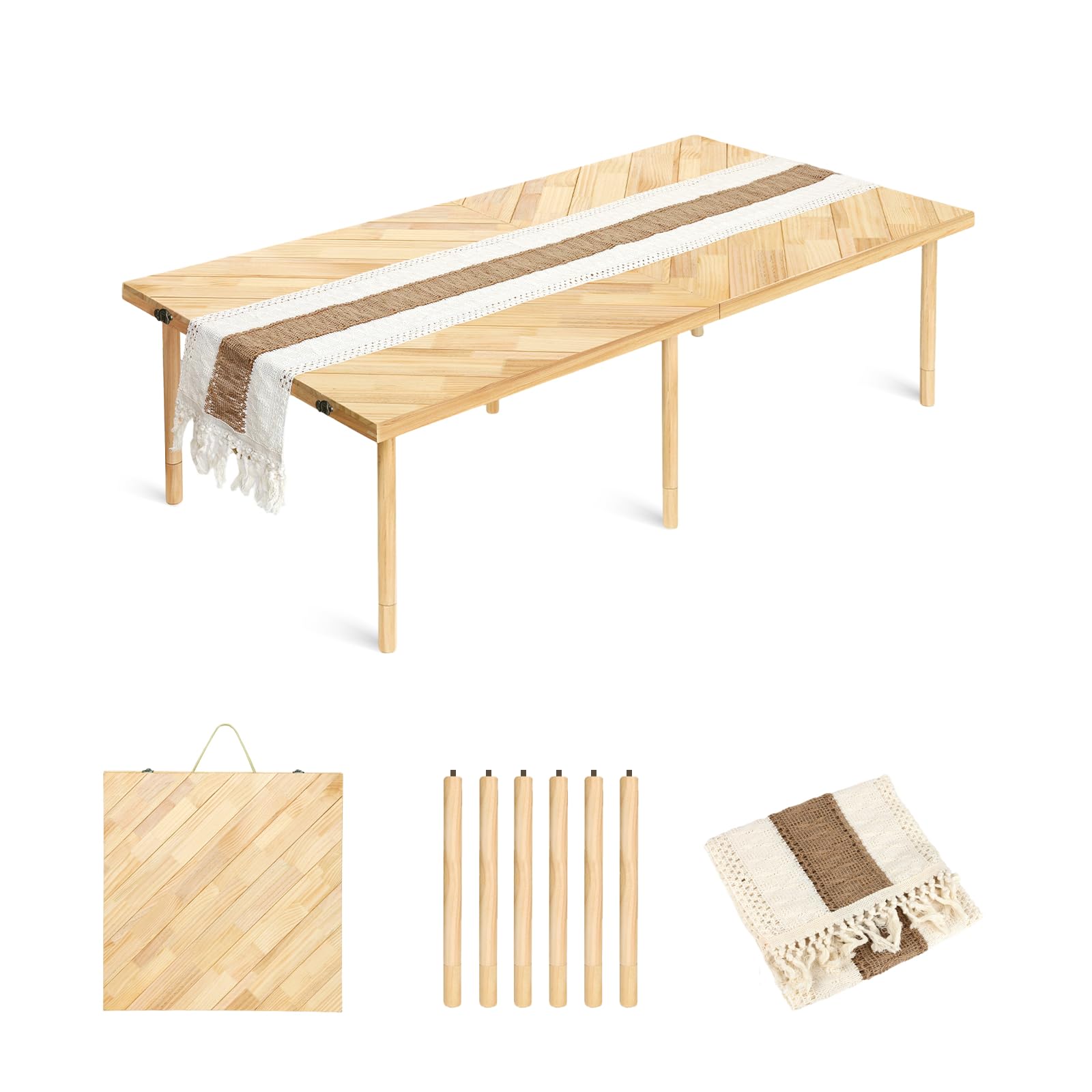 Photo 1 of Milostelom 44x22 Low Floor Folding Picnic Table