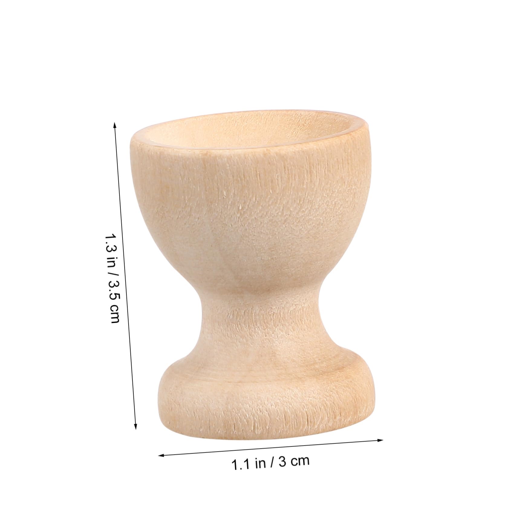 PRETYZOOM 24Pcs Wooden Egg Holders Egg Cups for Boiled Eggs Versatile Storage for Easter Decor and Home Use Sturdy Material Easy to Clean