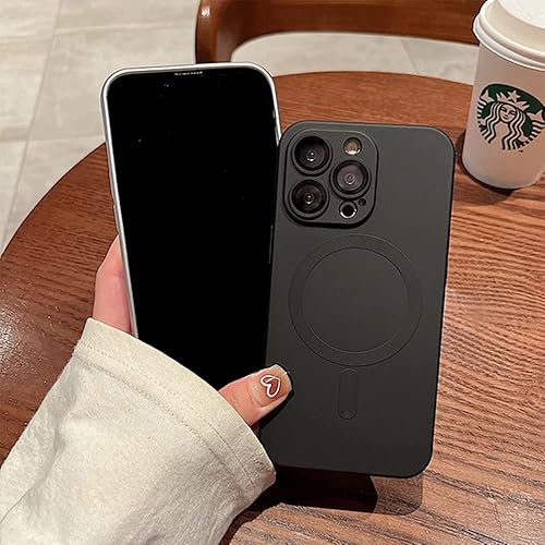 Miniatura 3 de Fycyko Funda magnética para iPhone 14 Pro Adaptación con Magsafe Diseño de silicona suave a prueba de golpes para iPhone 14 Pro de 6.1 pulgadas con