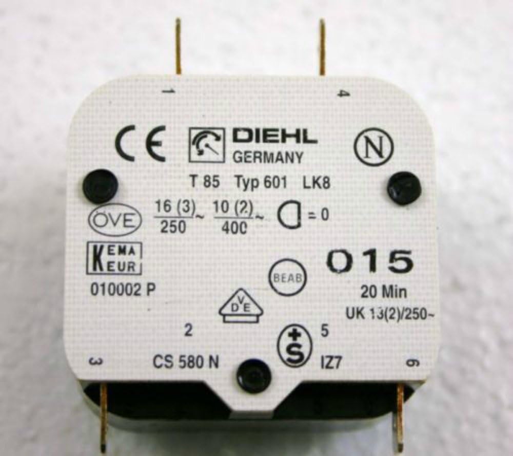 Diehl or Poltik Springwound Timer 20 MIN Tanning Bed Type 601