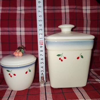 マニー アンティークチェリーキャニスター Amazon | マニー 陶器 角型キャニスター コーヒー | マニー 陶器