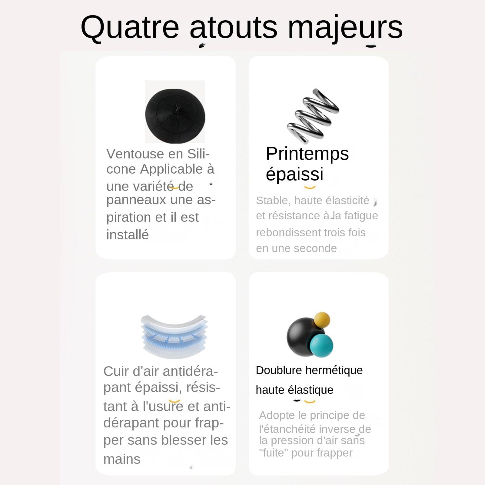 Sac De Boxe Et De Boxe – 17,7 X 39 Cm, Sac Lourd Sur Pied | Sac De Boxe De Table En Acier Inoxydable | Kit D'entraînement De Coordination Œil-main, Équipement De Boxe, Entraîneur Sportif Pour Salle De