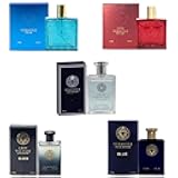Lion Versatile Cologne for Men 3.4oz/100ml Each Scent Fresh Aromatic Floral Masculine Oriental Woody Notes Individually Boxed Fragrance for Men Pack of 5
