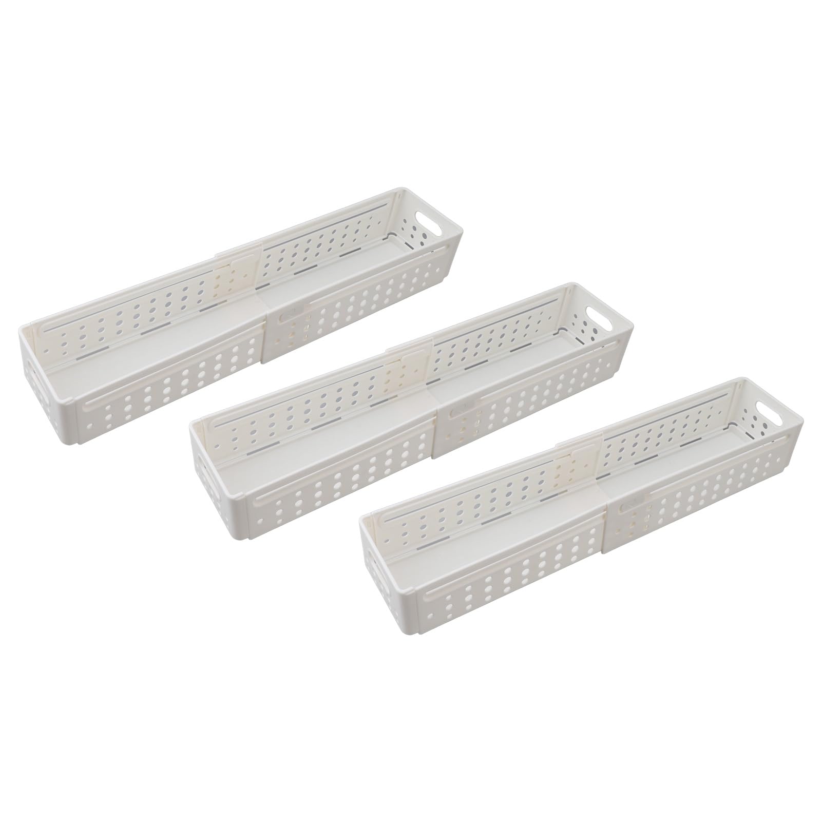 Gavigain Stackable Retractable Storage Box Space Saving Expandable Multifunctional Organizer for Kitchen Supplies (Large)