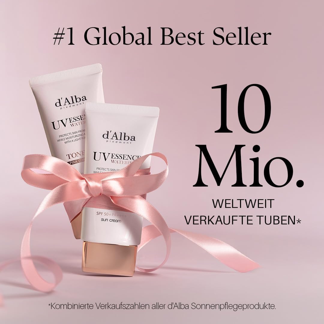 d'alba Piedmont Weißer Trüffel Waterfull Pink Tone-up Sonnencreme (50ml) - Détails et caractéristiques