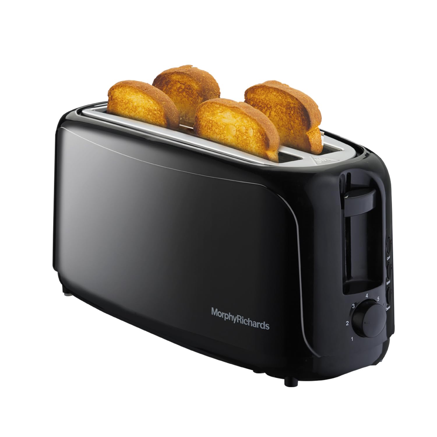 Morphy Richards AT 402 1450 Watts Pop-Up Toaster | 4-Slice Automatic Pop Up Toaster With Removable Crumb Tray | 7-Levels Browning Control | Bread Centring With Wide Bread Slots | 2-Yr Warranty 【White】-picture-11