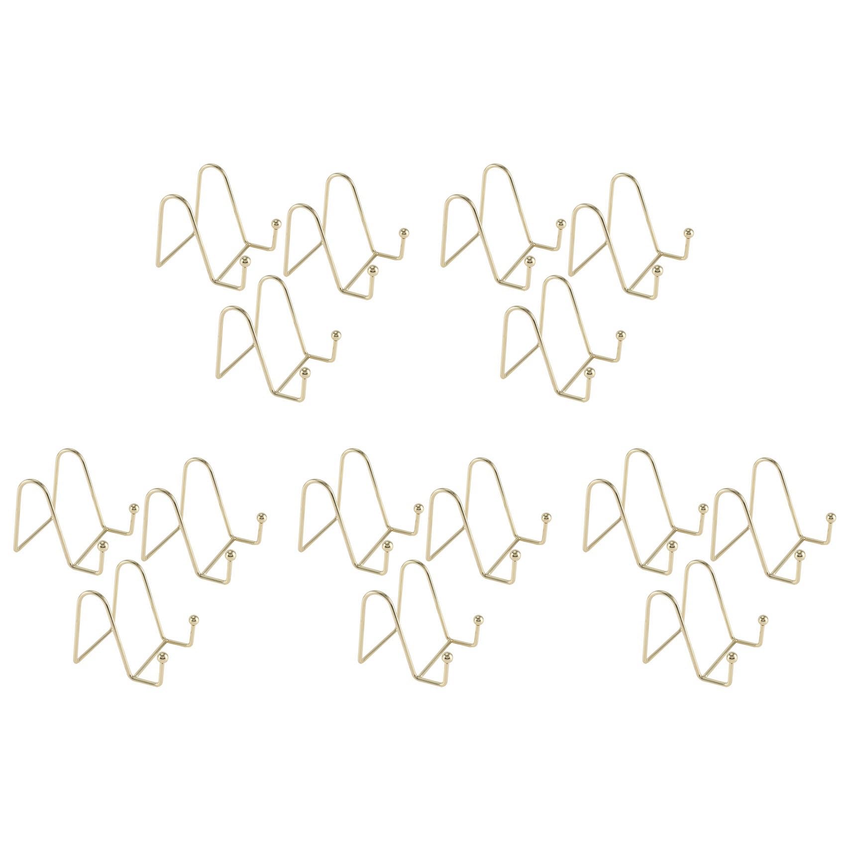 Support de plaque lot de 15 présentoirs de table en fer pour stabiliser cadres et assiettes