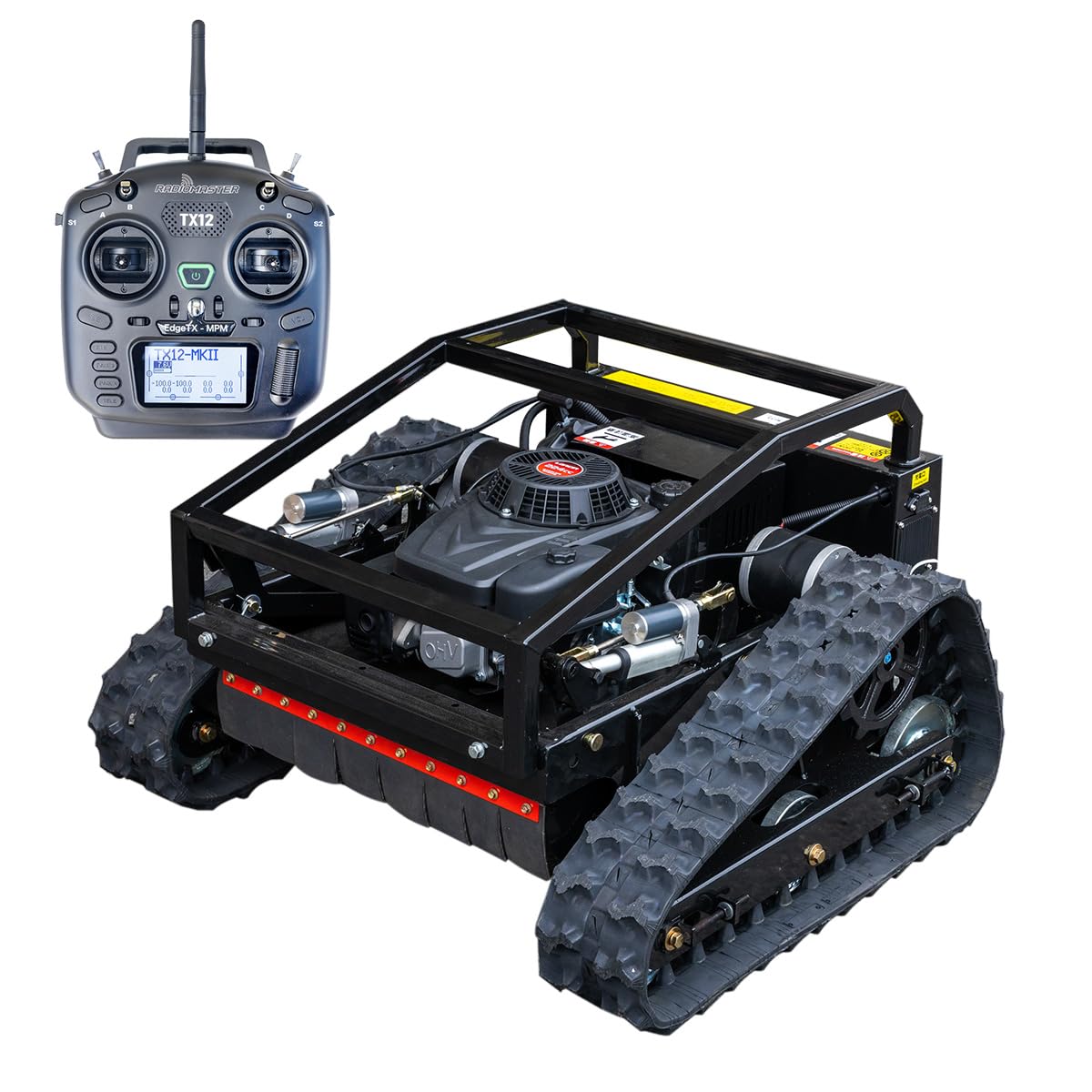 新品☆リモコン操作　草刈り機 リモコン式エンジン草刈機 9馬力 224cc ハイブリッド 回転式 刈