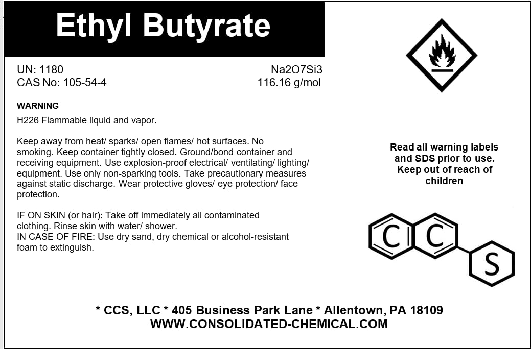 Ethyl Butyrate - Premium-Quality Industrial and Laboratory Grade, 100mL