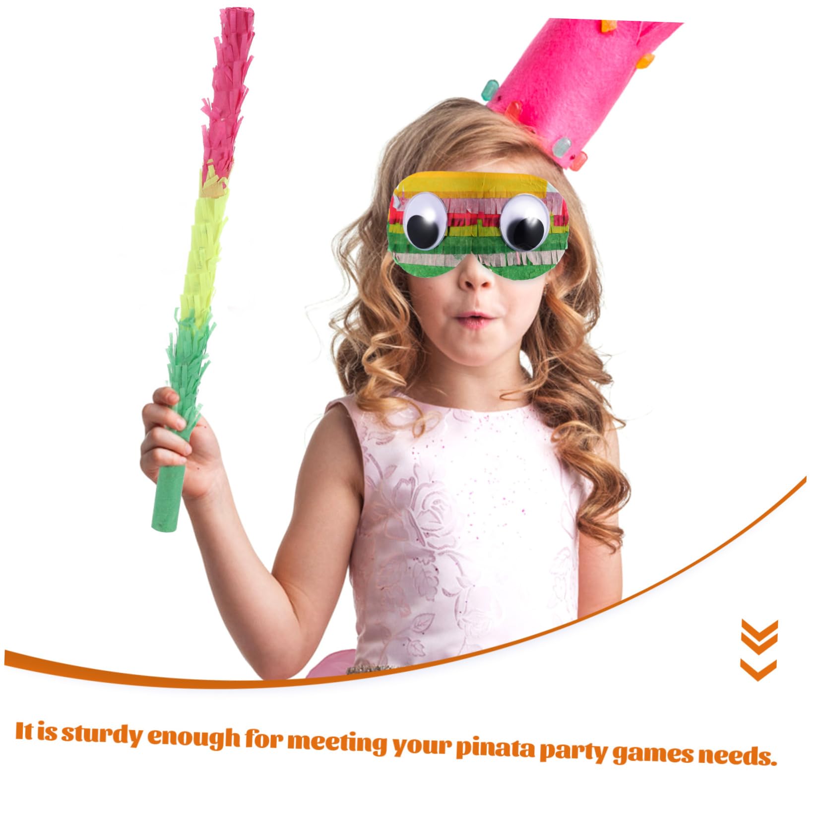 1set Pentolaccia Colorata Per Ragazzo Ragazza Completo Di Maschera e Per Feste Di Compleanno Pasqua e Giochi Di Carnevale Decorazioni Per Eventi Divertenti