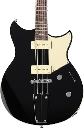 Yamaha Revstar Standard RSS02T BL - Guitarra eléctrica con estuche para conciertos, color negro