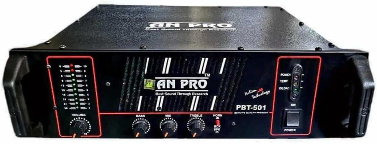 AN PRO PBT-501 BT 550W PA Power Amplifier with Bluetooth-image-35