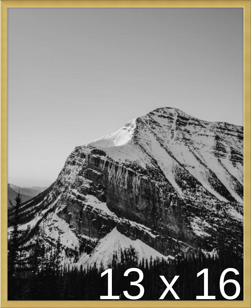 Frame It Easy 13 x 16 Gloss Gold Metal Frame (Ashford)