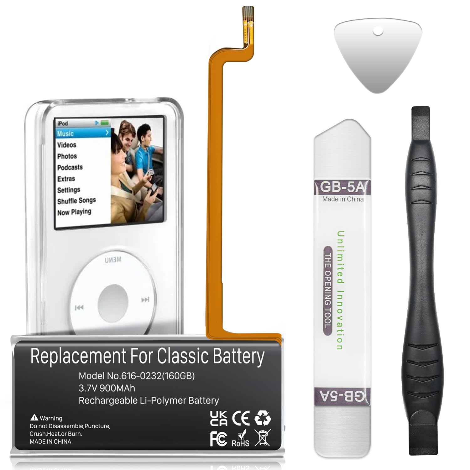 616-0553 Battery For IPod Touch 4th Gen With Repair Tools - 0 Cycle  Rechargeable Replacement