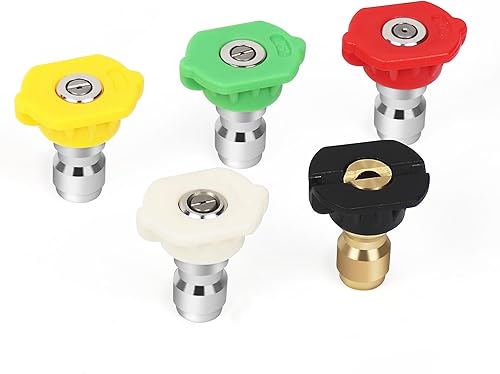 Puntas de boquilla de pulverización para lavadora a presión de varios grados, puntas de boquilla de hidrolimpiadora a presión ryobi, accesorios para