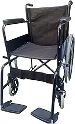 CADEIRA DE RODAS Para IDOSO ADULTO DOBRÁVEL 100KG SUPERMEDY