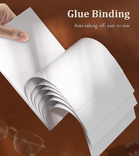 Miniatura 3 de Bloc de notas de 4 x 6 pulgadas, bloc de notas en blanco, 50 hojas por bloc de notas, juego de 6, bloc de notas pequeñas de papel blanco, notas de