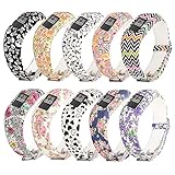 for Garmin Vivofit jr.2 Bands[Printing Patterns Style] RuenTech Replacement Soft Silicone Adjustable Wristbands Strap for Garmin Vivofit jr 2 / Vivofit jr Kid's Band
