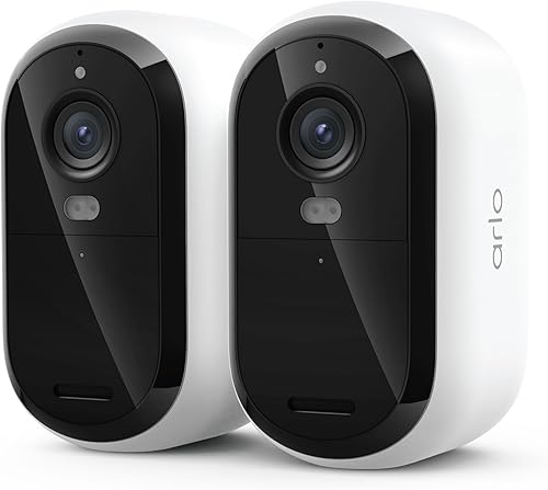 Arlo Essential Security Camera 2K (3 generación, versión 2025) - Cámara inalámbrica para exteriores, alimentación de batería, reconocimiento de