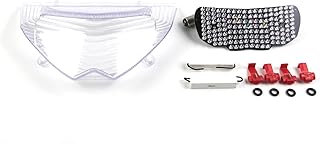 Arashi Lanterna traseira para SUZUKI GSF Bandit 650 1250 2009-2013 Luz de freio de seta de seta de seta de seta de freio integrados acessórios para motocicleta GSF650 GSF1250 Lente transparente 2010 2011 2012