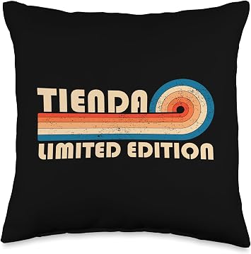 TIENDA Retro 70s 80s Sunset Stripe Throw Pillow