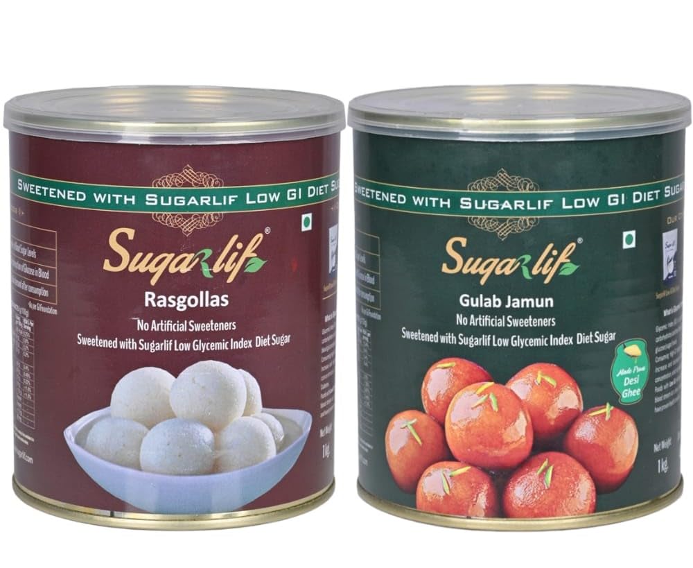 See full amazon price history chart for Sugarlif Desi ghee Gulab Jamun 1 Kg (Pack of 1) - Sweetened with Sugarlif Low GI Diet Sugar & Sugarlif Rasgollas 1 Kg (Pack of 1) - Sweetened with Sugarlif Low GI Diet sugar(Combo Pack) Sugarlif Desi ghee Gulab Jamun 1 Kg (Pack of 1) - Sweetened with Sugarlif Low GI Diet Sugar & Sugarlif Rasgollas 1 Kg (Pack of 1) - Sweetened with Sugarlif Low GI Diet sugar(Combo Pack) (B0D76MHVP5) Amazon Price History, Amazon Price Tracker