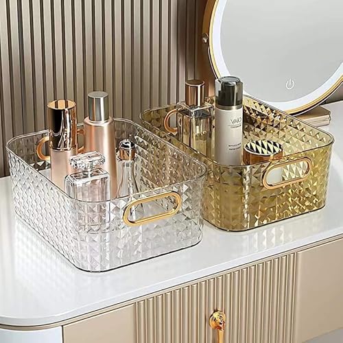 Make Up Organizer, Kosmetik Organizer, Aufbewahrungskorb, Storage Baskets, Aufbewahrungsbox Storage Boxes (Gelb) Cover