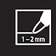 STABILO - Acrylmarker - FREE Acrylic T100 - Strichbreite 1-2 mm - 5er Pack - ROYAL