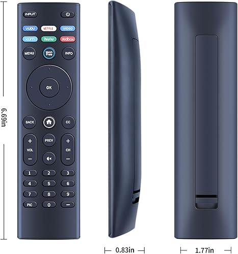 Miniatura 7 de Control remoto XR140 para televisores inteligentes Vizio LCD HD 4K UHD HDR, repuesto para XR136 Vizio control remoto con NetflixVuduXumoCrackleIheart