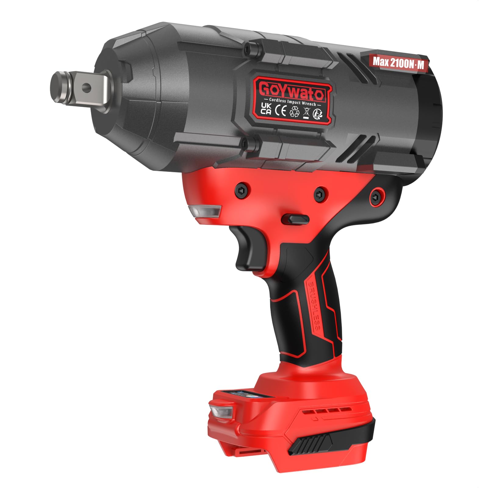 Cle a Choc Sans Fil 2100Nm Compatible avec Makita 18V Batteries(Outil Seul)
