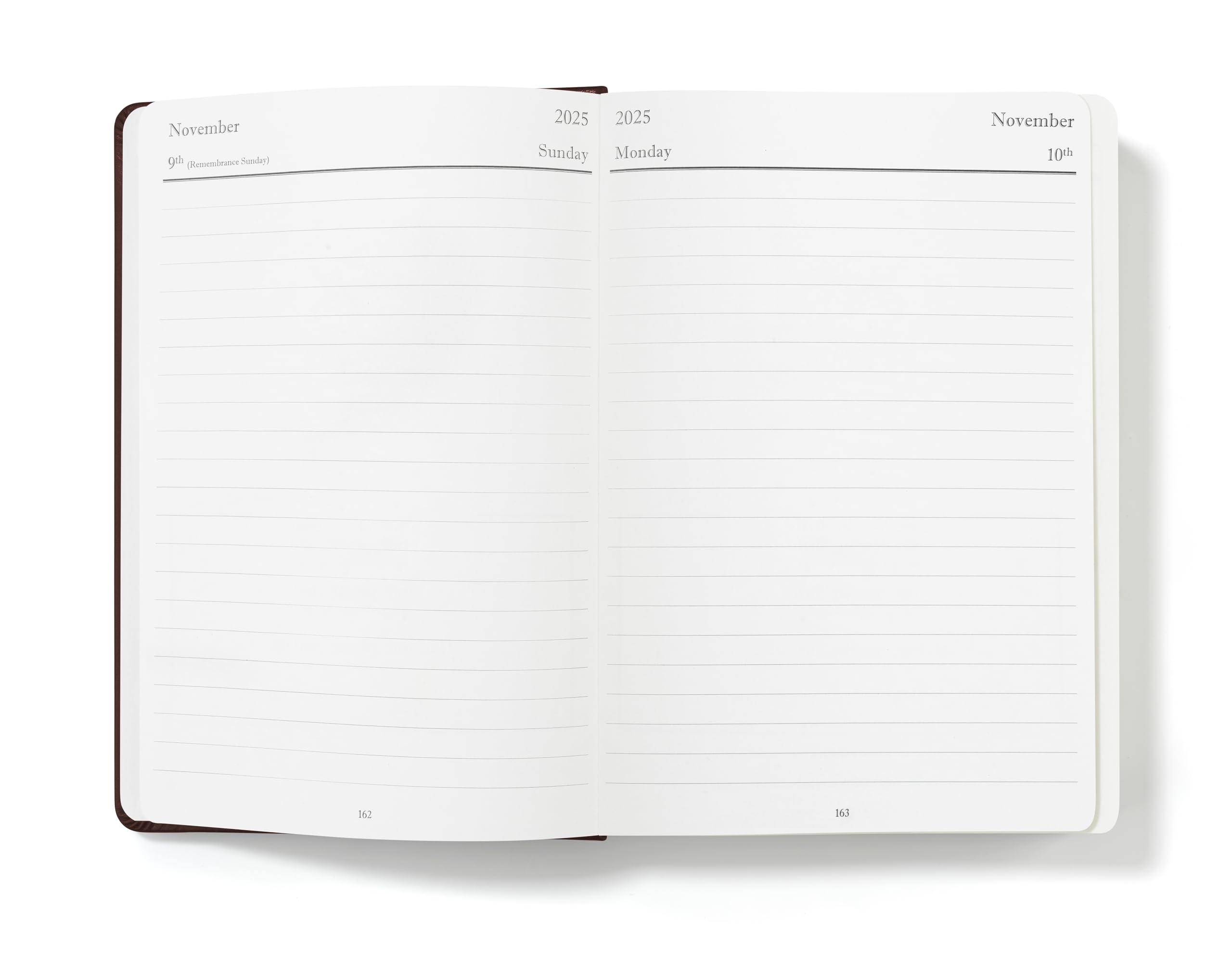 Wykeham's Mid-Year Executive Journal - 2026-27 Day Per Page Diary and Planner - Personalisation Available (Conker, A5) - Image 4