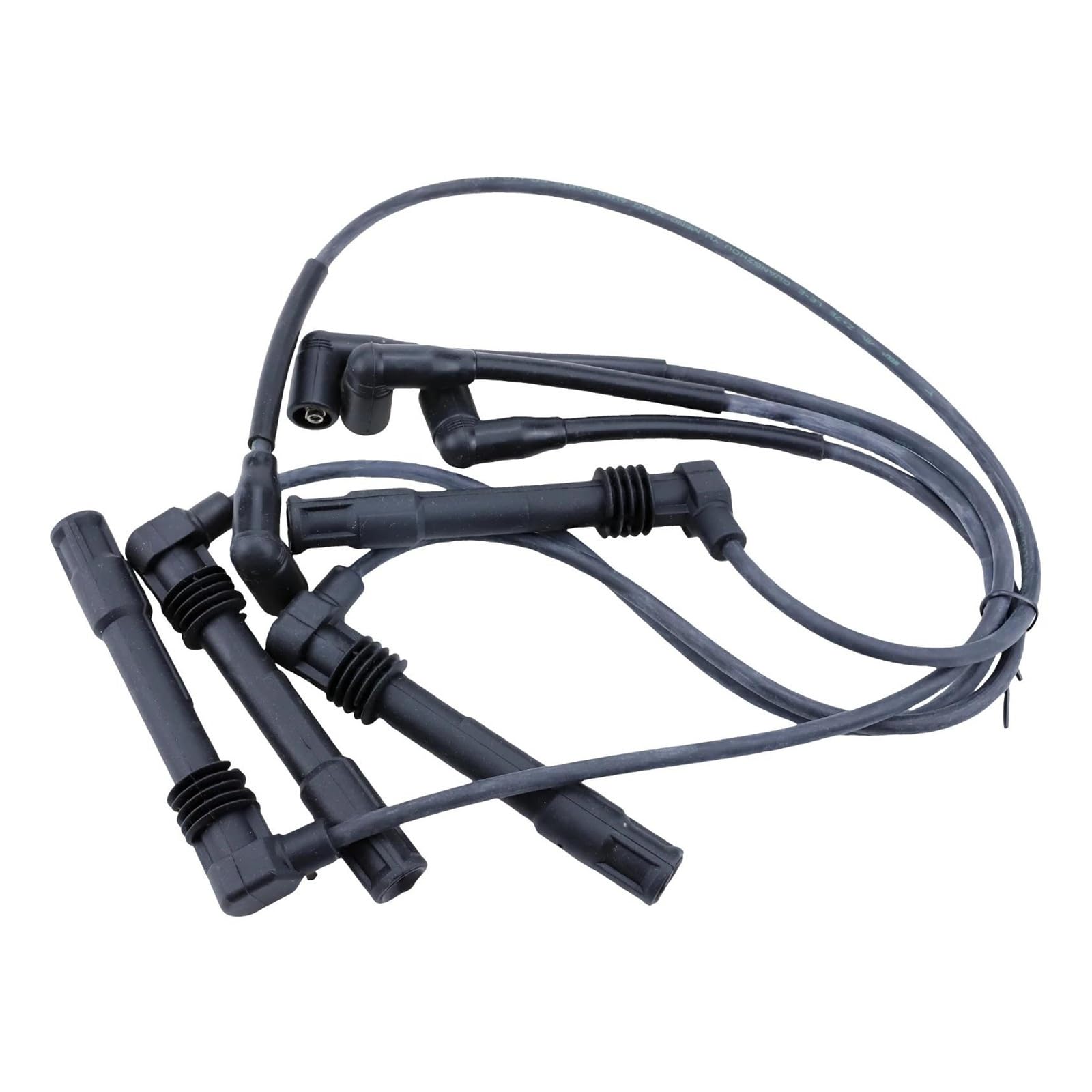 Câblage Bobine Allumage Pour Skoda Pour Fabia 1.4L 1999 2000 2001 2002 2003 2004 2005-2014 4 Pièces Jeu De Câbles D'allumage Fil Bougie