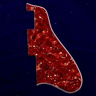 4Ply Jazz Archtop Guitar Pickguard Fits ES335 Long Version,red tortoise