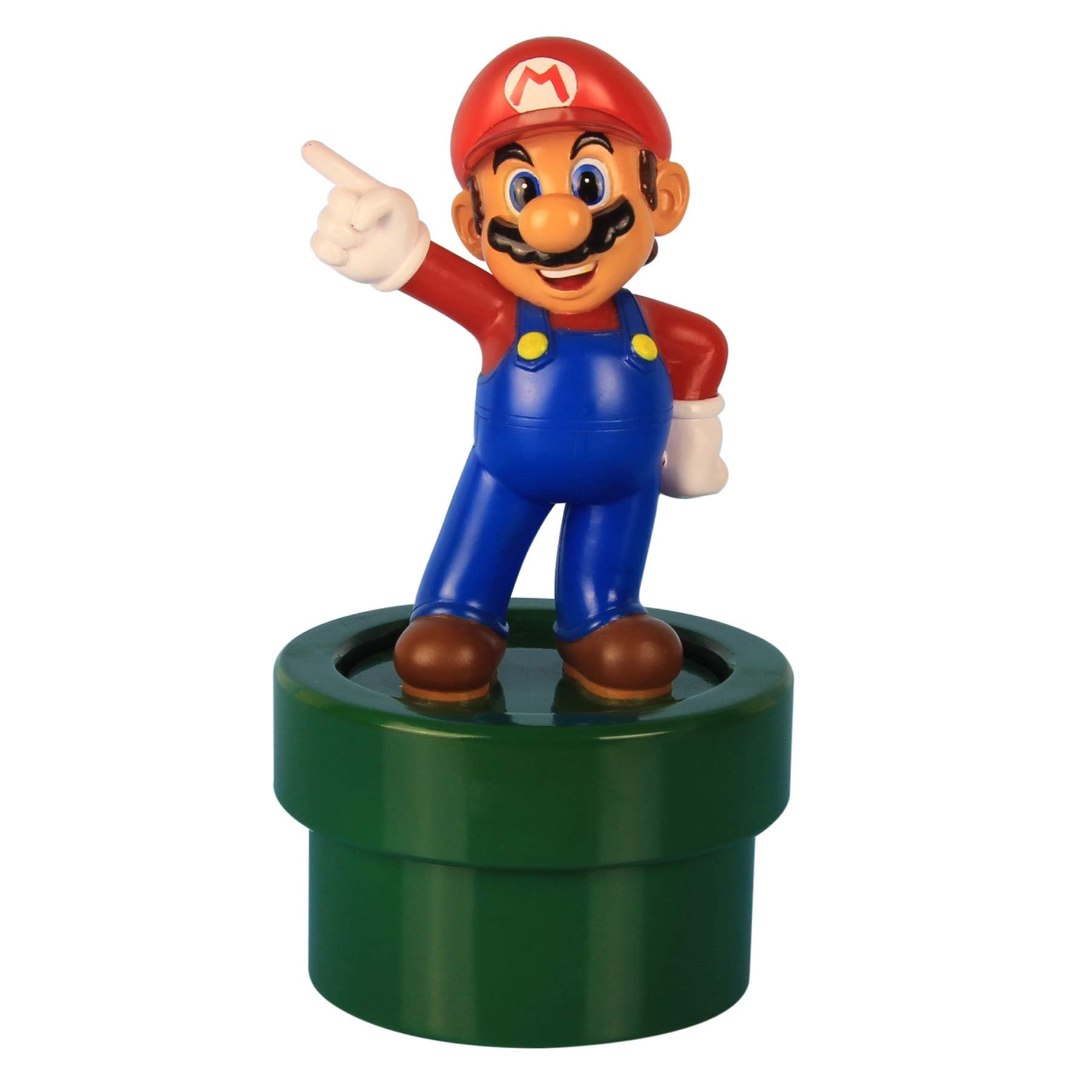 Lampa figurkowa Super Mario – oficjalnie licencjonowany produkt Nintendo z Mario, wystrój domu i biura, prezent dla graczy retro, zasilanie bateryjne | Paladone