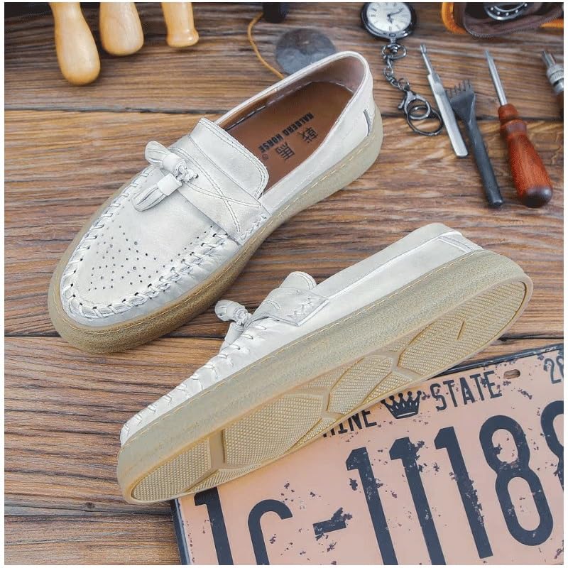 Mens Commuter Slip-Resistant Lightweight Breathable Easy to Walk Daily Non-Slip Soft Sole Casual Shoes Non-Slip Walking Loafers Shoes2