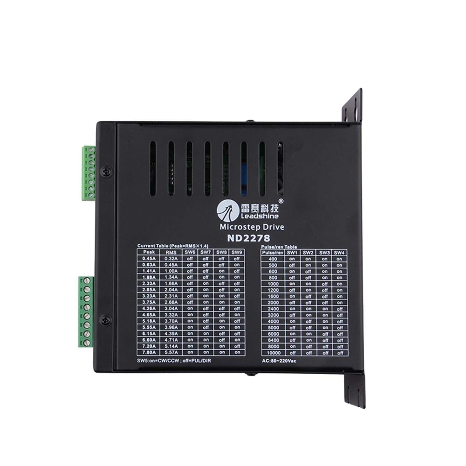 Amazon.com: ESXSWYDR ND2278 Motor Driver 80-220VAC 7.8A Micro-Step Drive  Router Adapted to 34 23 2-Phase Stepper Motor (Size : ND2278) : Electronics
