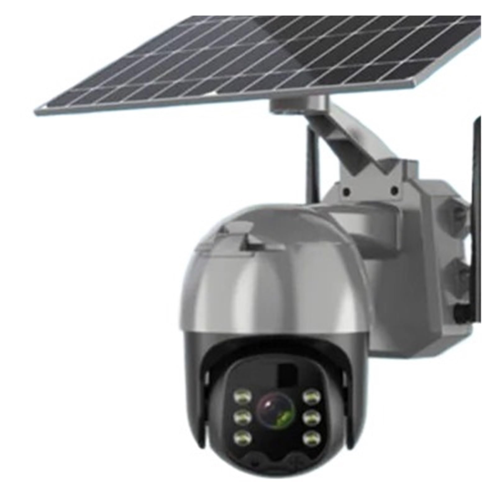 MKHJKIOII Security Camera, HD 4MP Outdoor 4G Solar Camera PTZ Cloud Storage PIR Motion Detection Battery CCTV Wireless Surveillance Night Vision