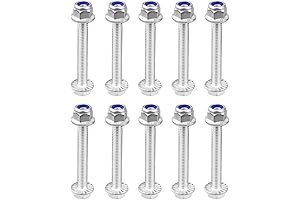 10-Piece Lawn Tractor Auger Shear Bolt and Lock Nut Kit
