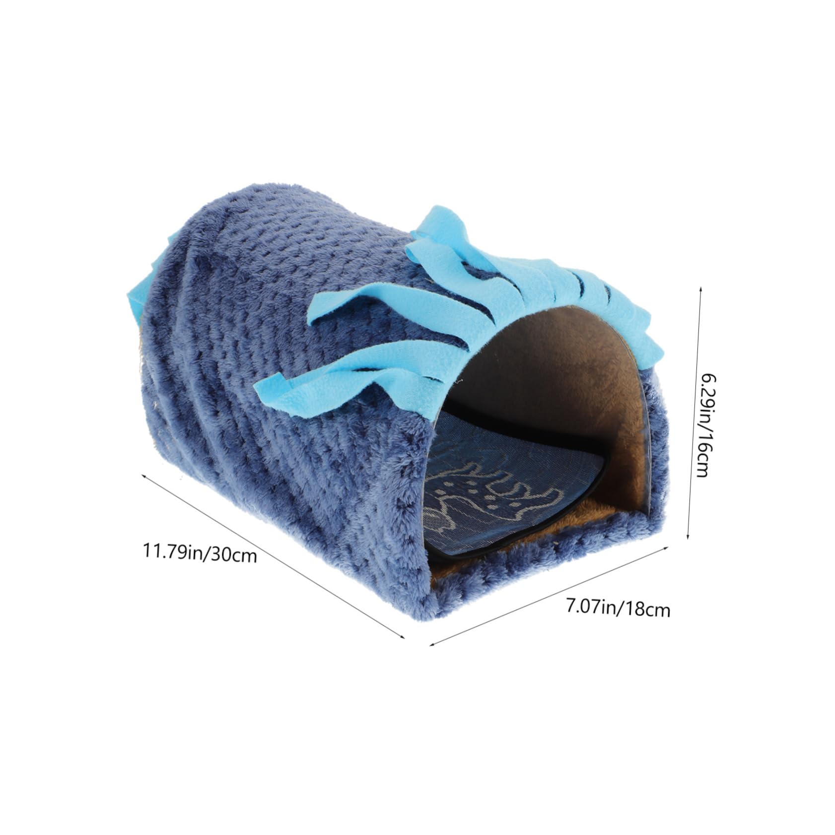 GALPADA Guinea Pig Hideout Small Animal Tunnel Nest for Hamsters Rabbits Cozy Rest Bed with Unique Design for Pet Play Comfort Durable Non Fading Small Pet House