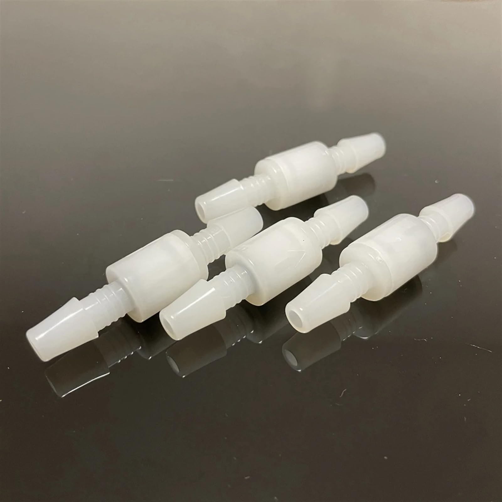 Válvula de retención plástica bola resorte ozono PVDF Viton 1/4''(0.25 Inch)