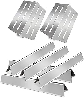 Heat Deflector and Flavorizer Bars Stainless Steel Gas Grill Replacement Parts for Weber Genesis 300 Series E310 E320 E330 S310 S320 S330 EP/CEP-310 EP/CEP-320 EP/CEP-330