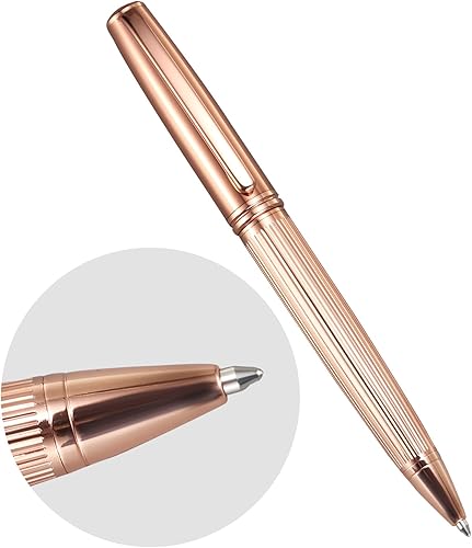 DanYee Bolígrafo Essential Business, bolígrafos de metal, escritura suave, diseño elegante, escritura sin esfuerzo, bolígrafos de lujo con estuche