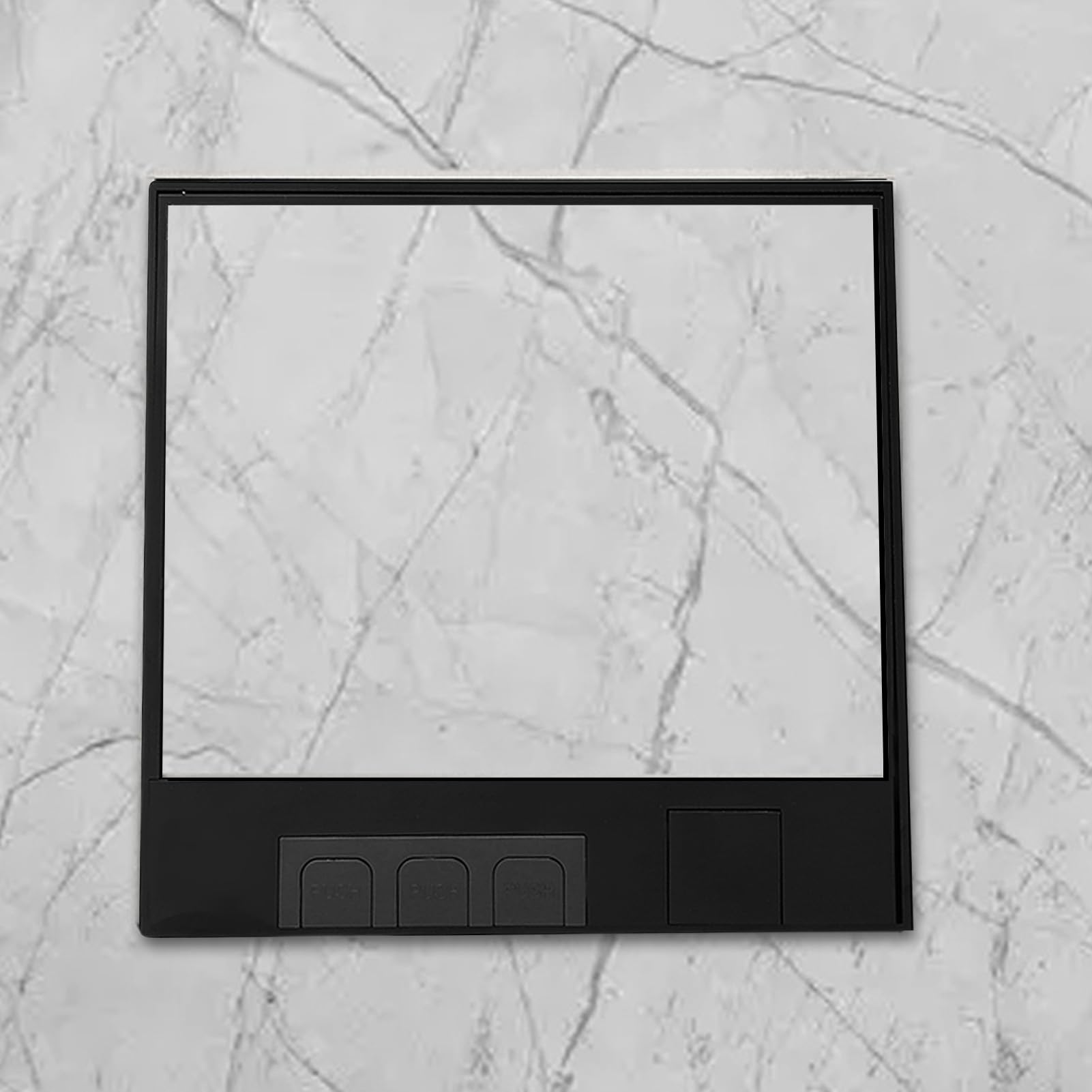Kit Scatola di Derivazione da Incasso a Pavimento 2 Prese 16A 4000W con Coperchio Ribaltabile Design Impermeabile per Soluzioni di Prese da Pavimento per Uffici, Hotel e Case