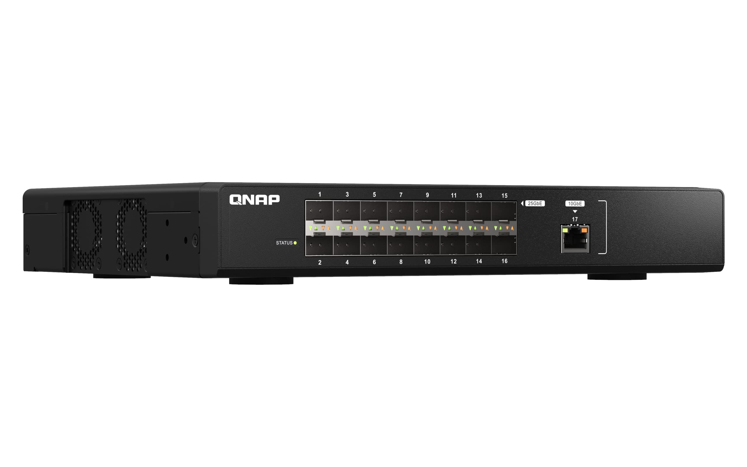 Amazon.co.jp: QNAP QSW-M5216-1T-US 16ポート 25GbE マネージド 